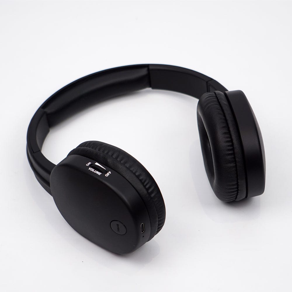 Over-ear TV headphones with personal volume control